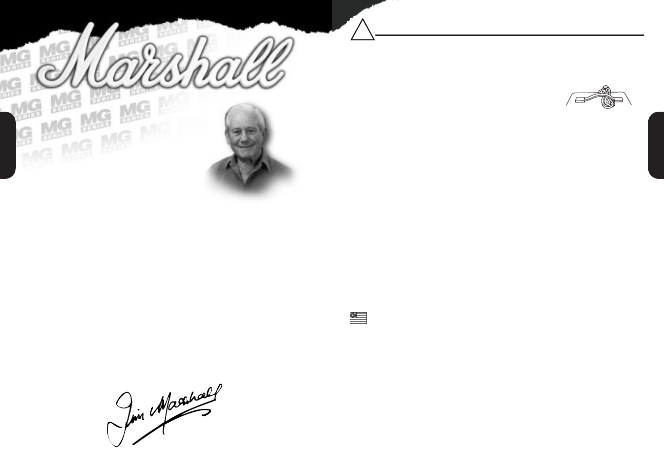 Jim marshall intro & safety warnings, Warning! - important safety instructions | Marshall Amplification MG30DFX User Manual | Page 2 / 5