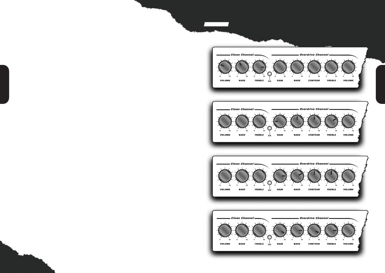 Suggested settings | Marshall Amplification MG30DFX User Manual | Page 4 / 5
