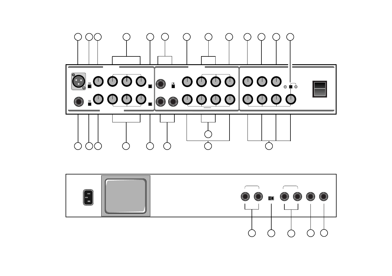 Front panel, Rear panel | Marshall Amplification ACOUSTIC SOLOIST AS80R User Manual | Page 6 / 6