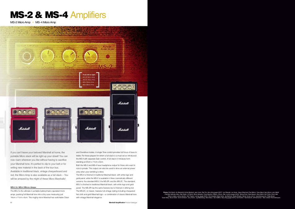 Ms-2 & ms-4 amplifiers | Marshall Amplification JCM800 Series User Manual | Page 32 / 32