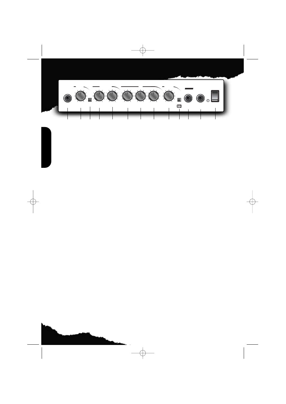 Front panel features, Mg15msii front panel features, Input jack | Clean volume control, Od (overdrive) select switch, Overdrive gain control, Overdrive volume control, Eq bass control, Eq contour control, Eq treble control | Marshall Amplification MG15MSII User Manual | Page 4 / 7