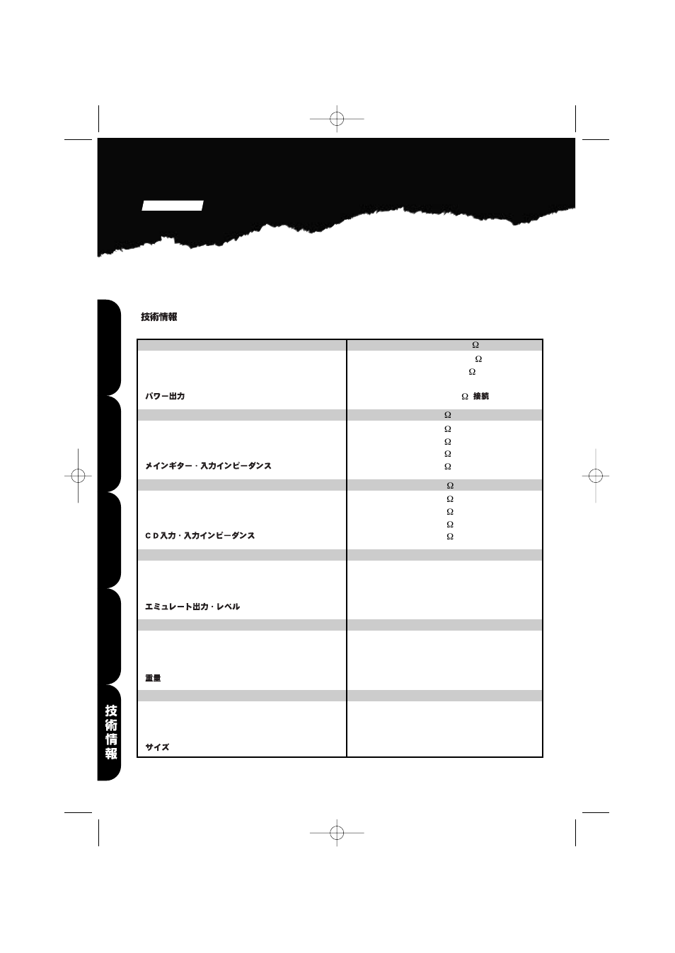 Technical specification, 15msii | Marshall Amplification MG15MSII User Manual | Page 6 / 7