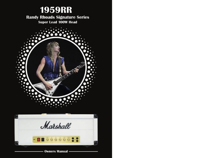 Marshall Amplification 1959RR User Manual | 5 pages