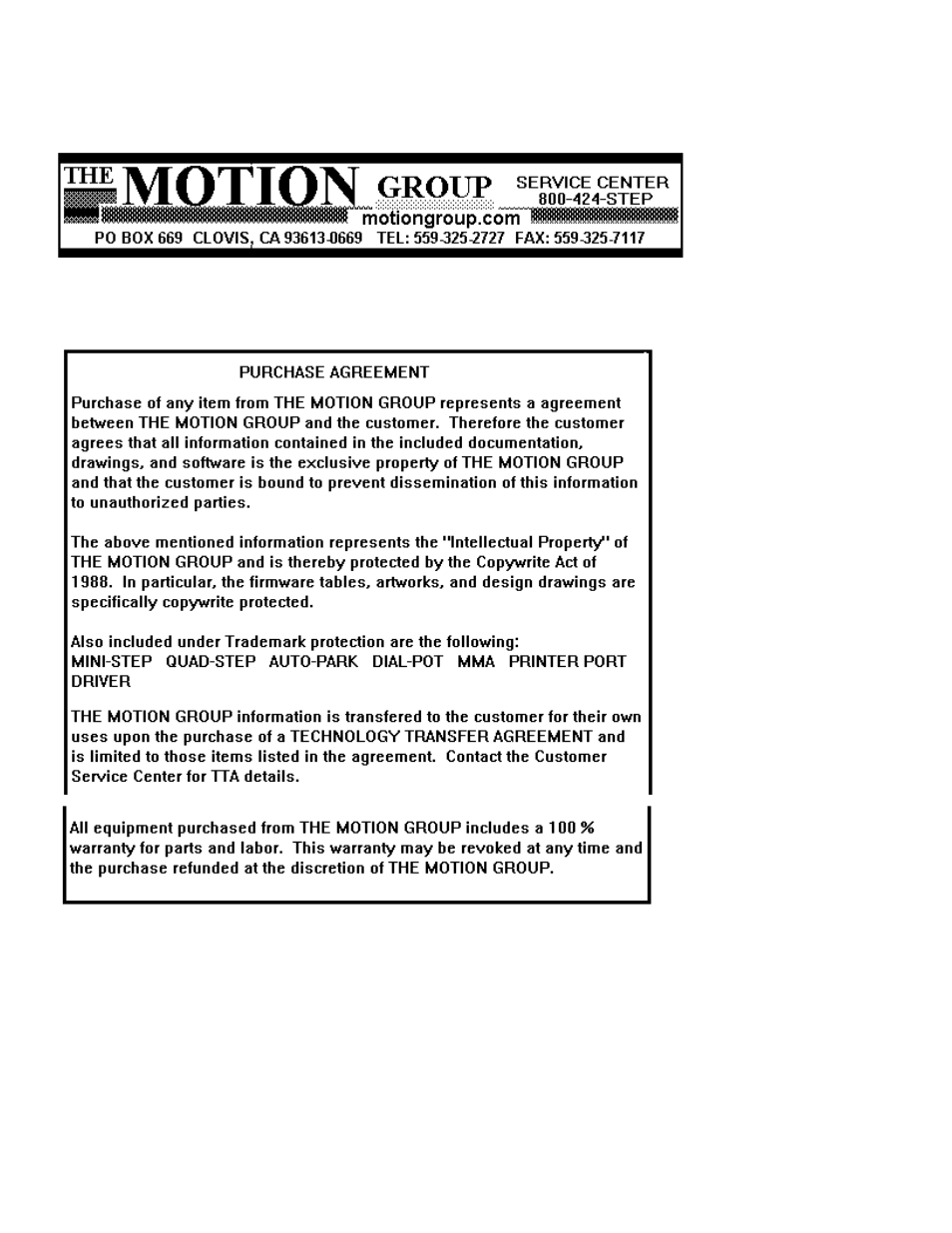 Motion MMI-8S User Manual | Page 49 / 49