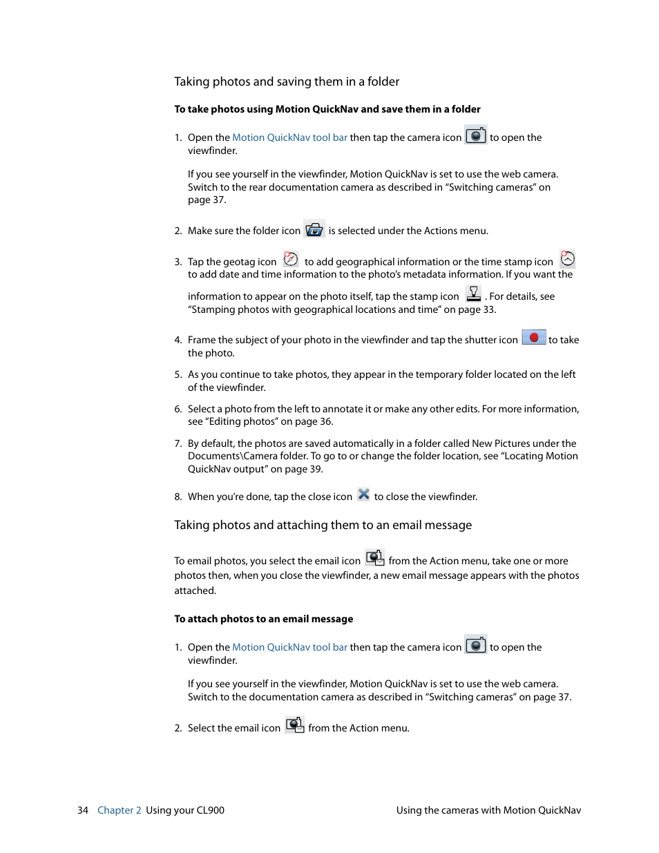 Motion CL900 FWS-001 User Manual | Page 40 / 81
