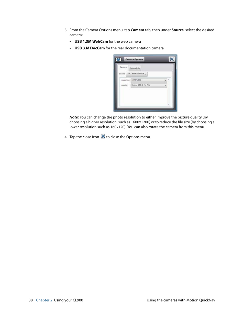 Motion CL900 FWS-001 User Manual | Page 44 / 81