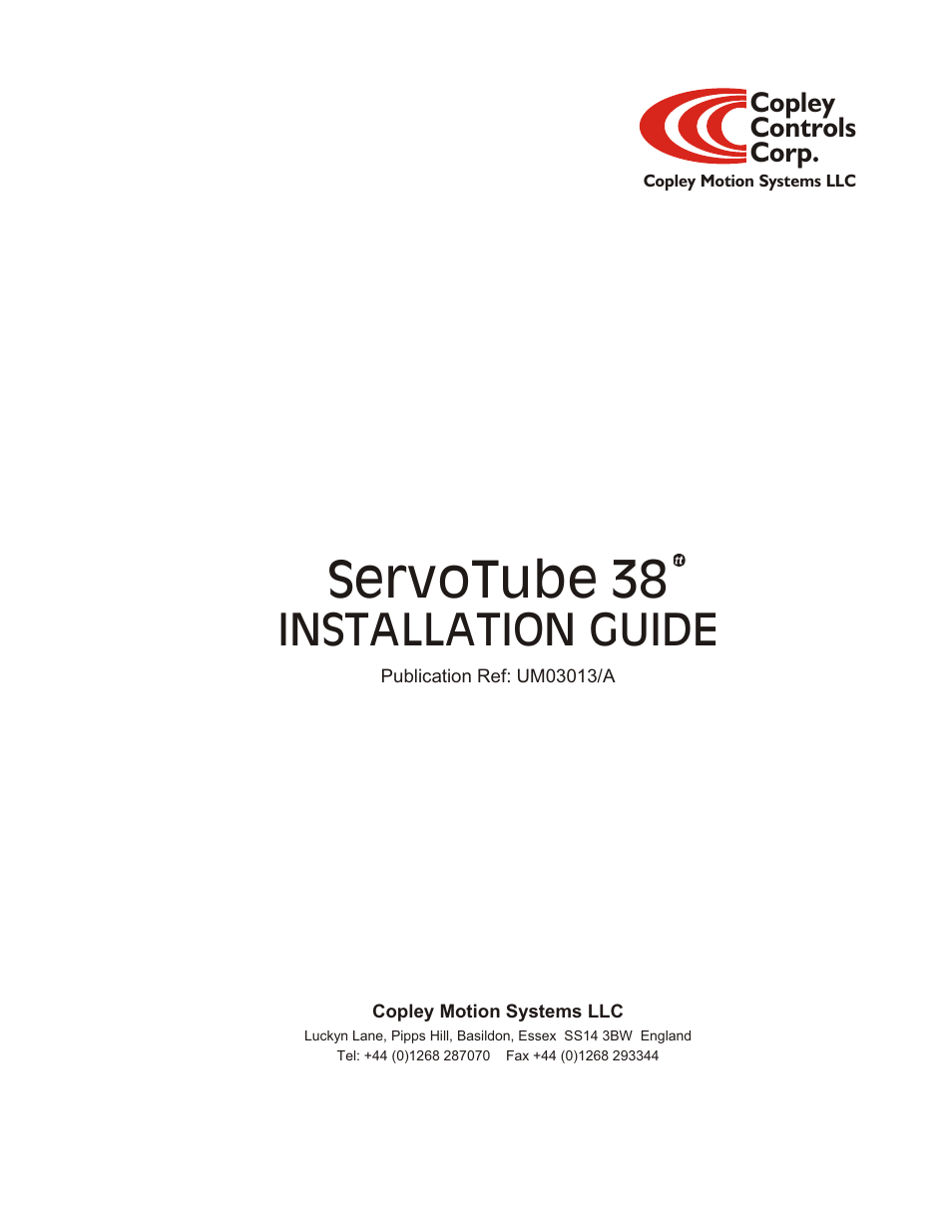 Motion Actuator User Manual | 32 pages