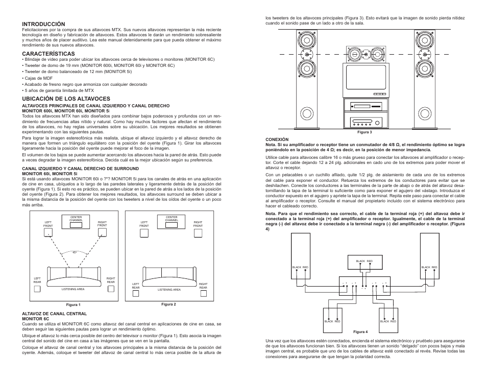 MTX Audio MTX Monitor Series MONITOR60I User Manual | Page 6 / 6