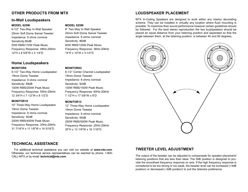 MTX Audio 520C User Manual | Page 3 / 4