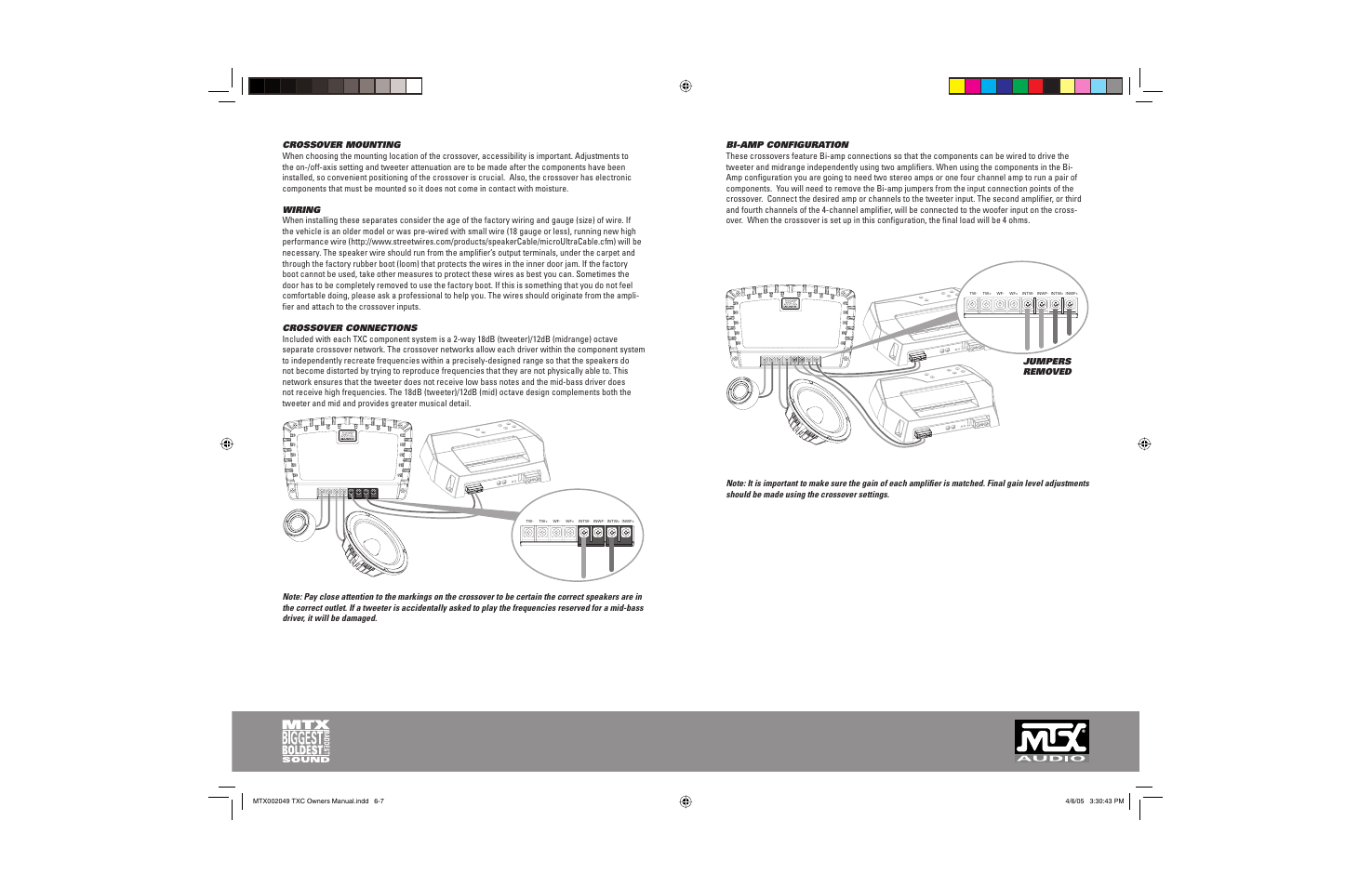 MTX Audio TXC4.1 User Manual | Page 4 / 6
