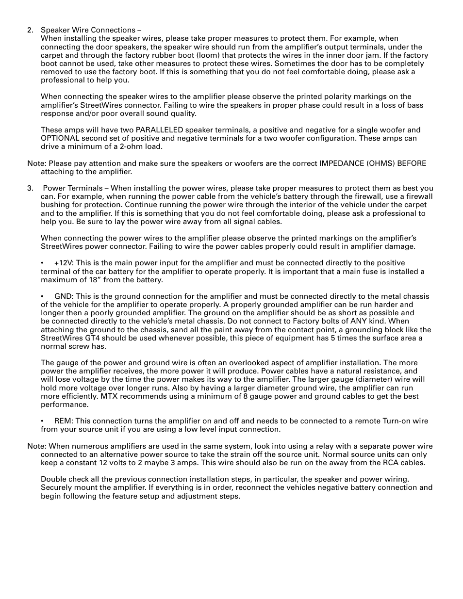 MTX Audio TA2301 User Manual | Page 3 / 5