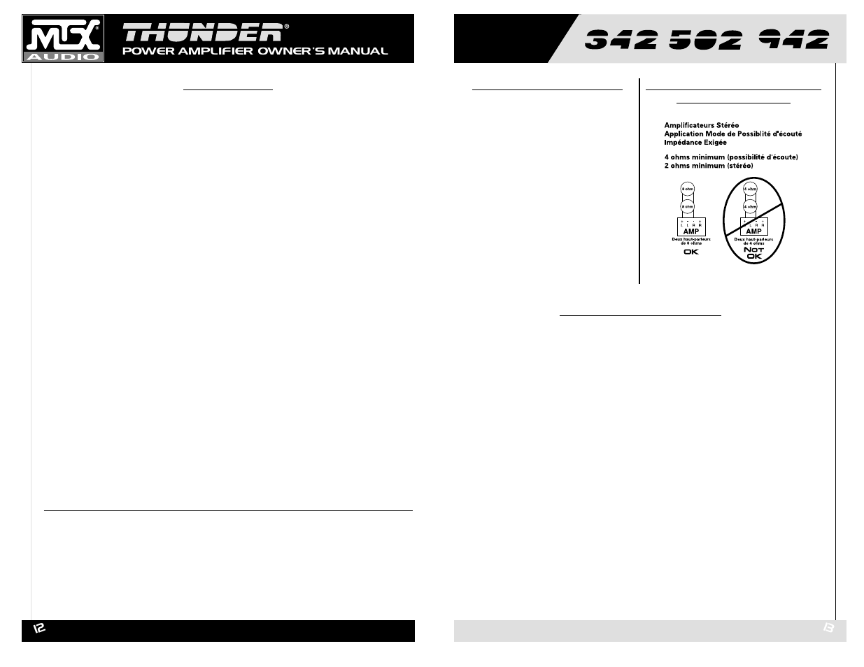 MTX Audio Thunder 342 User Manual | Page 7 / 19