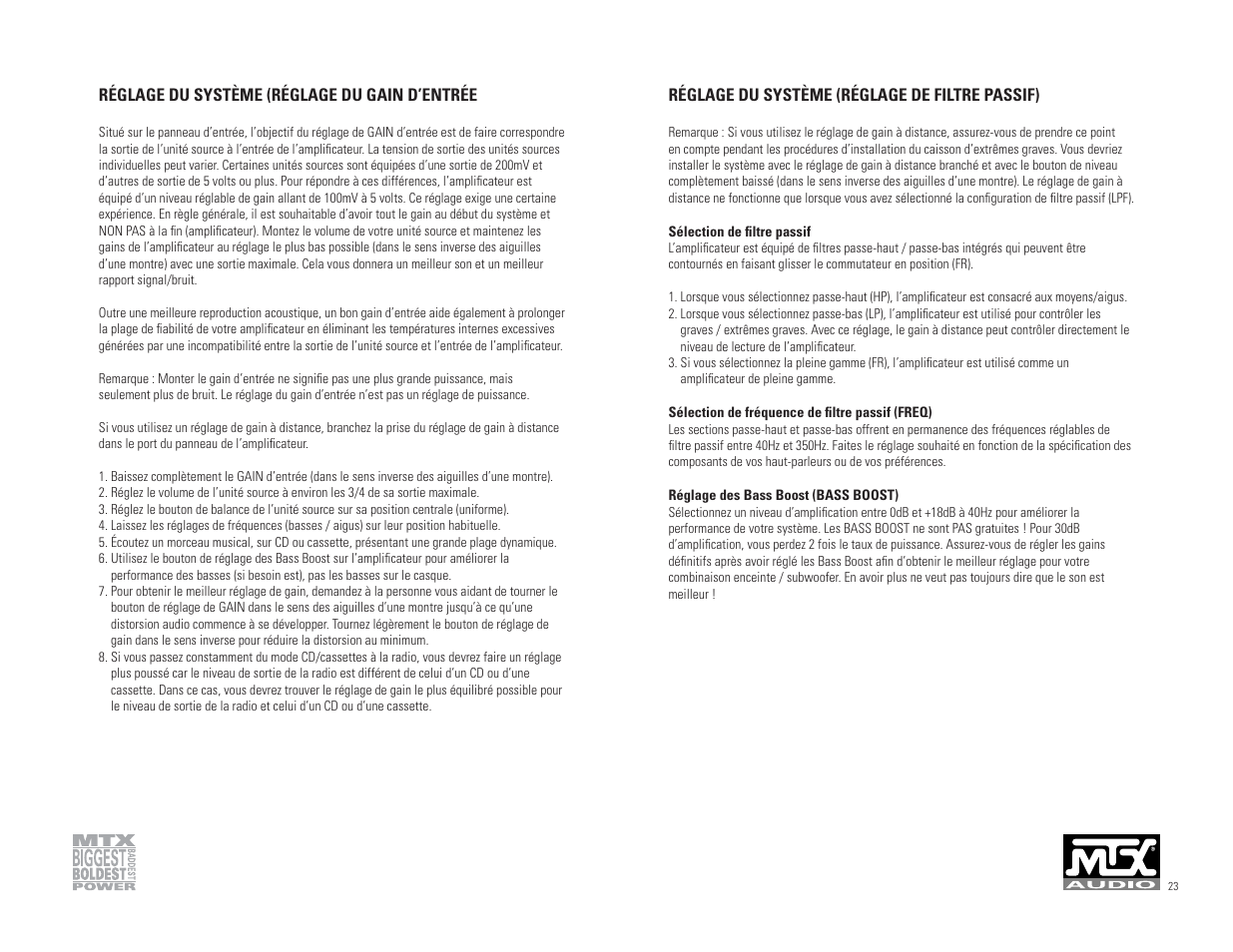 MTX Audio 801D User Manual | Page 12 / 17