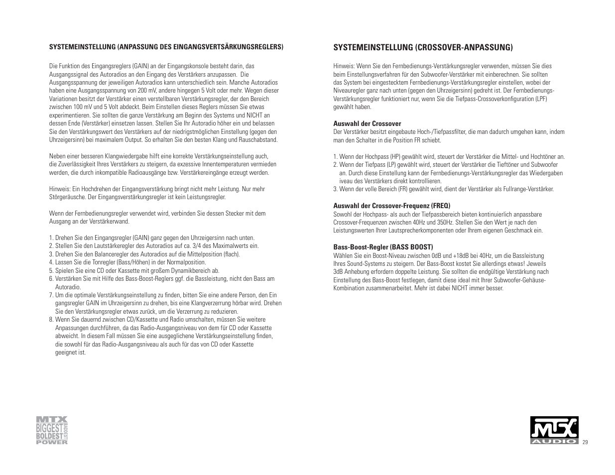 MTX Audio 801D User Manual | Page 15 / 17