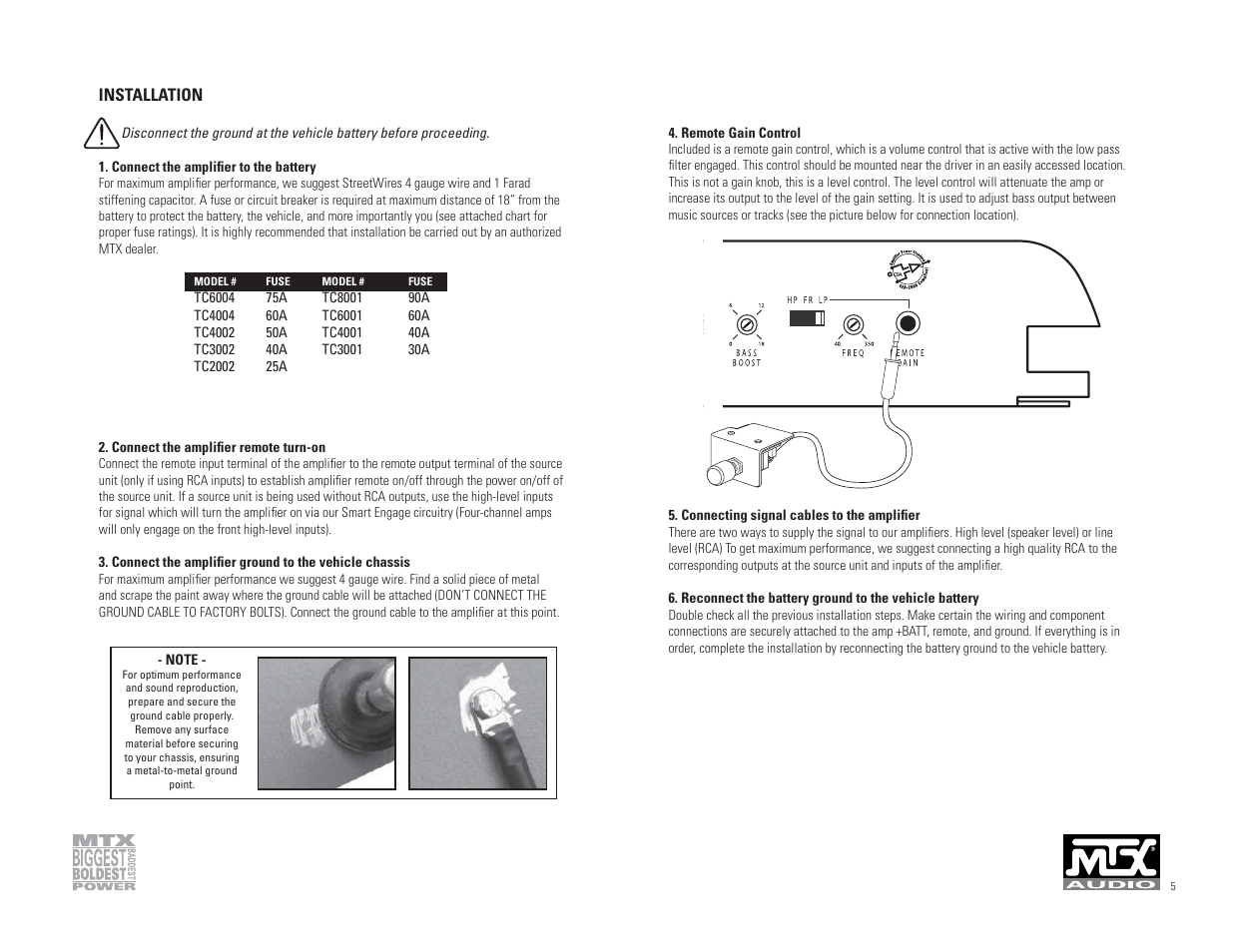 MTX Audio 801D User Manual | Page 3 / 17