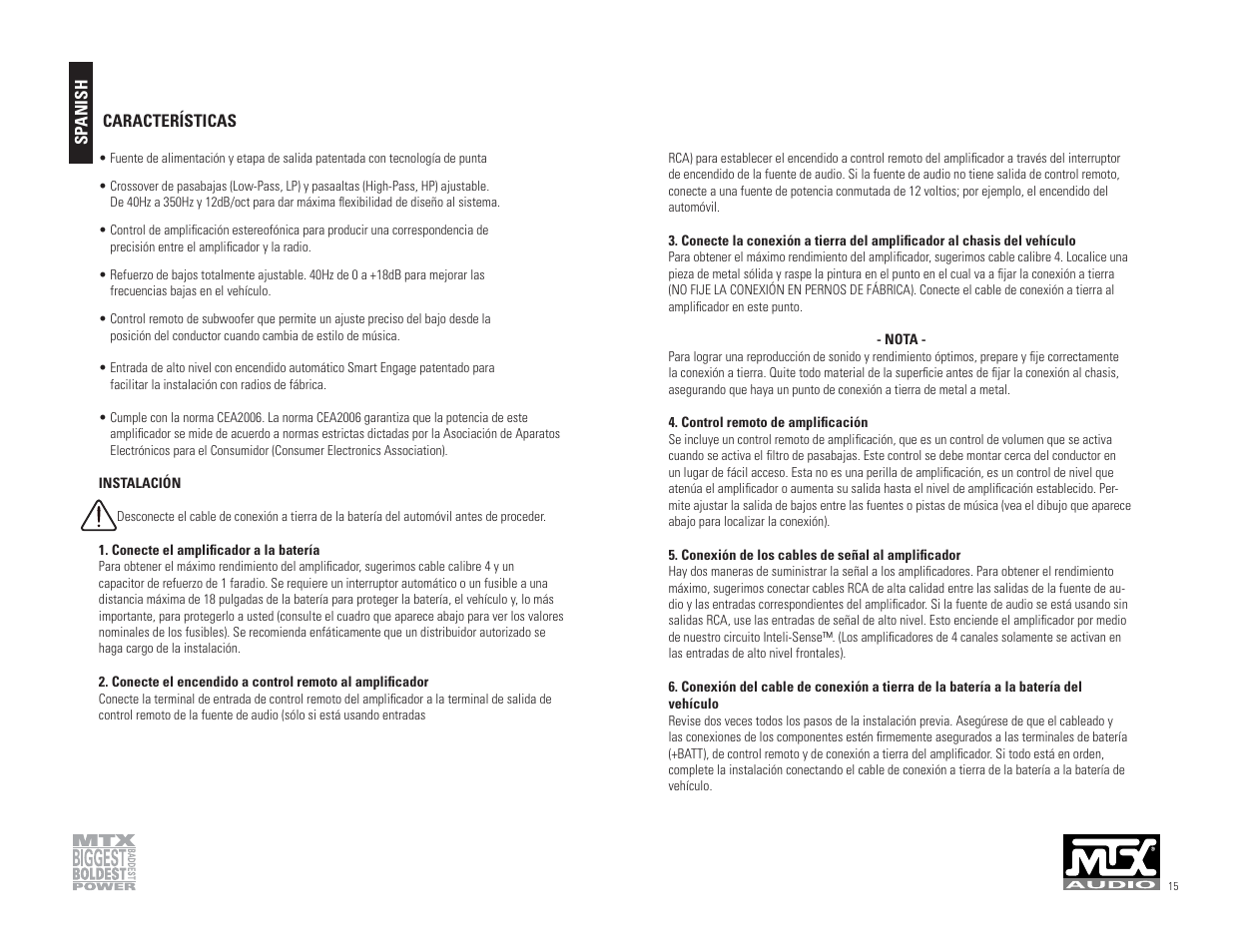 MTX Audio 801D User Manual | Page 8 / 17