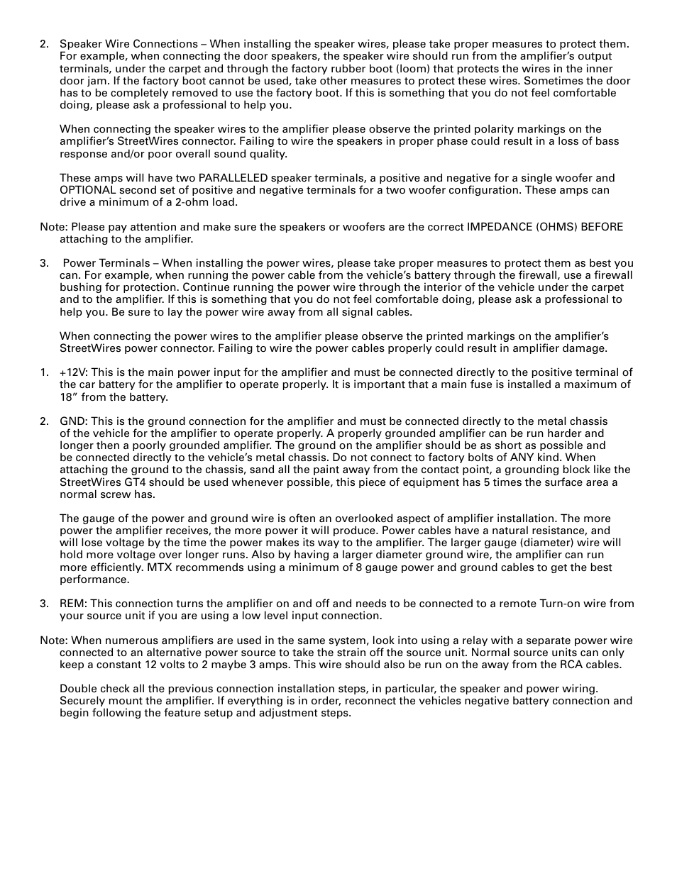 MTX Audio TA3401 User Manual | Page 3 / 5