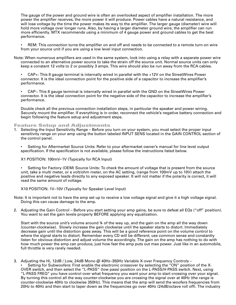 MTX Audio TA7402 User Manual | Page 4 / 6