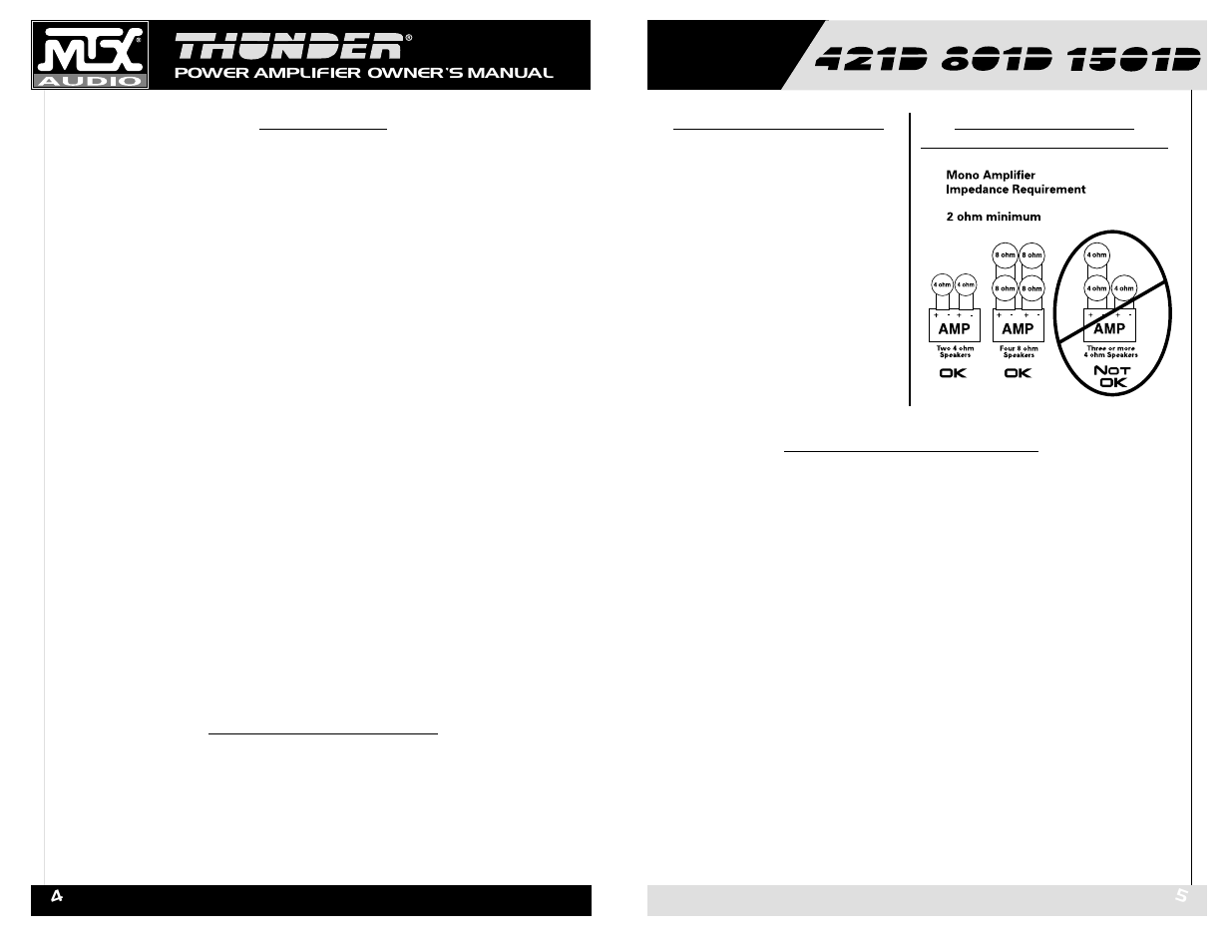 MTX Audio 421D User Manual | Page 3 / 19