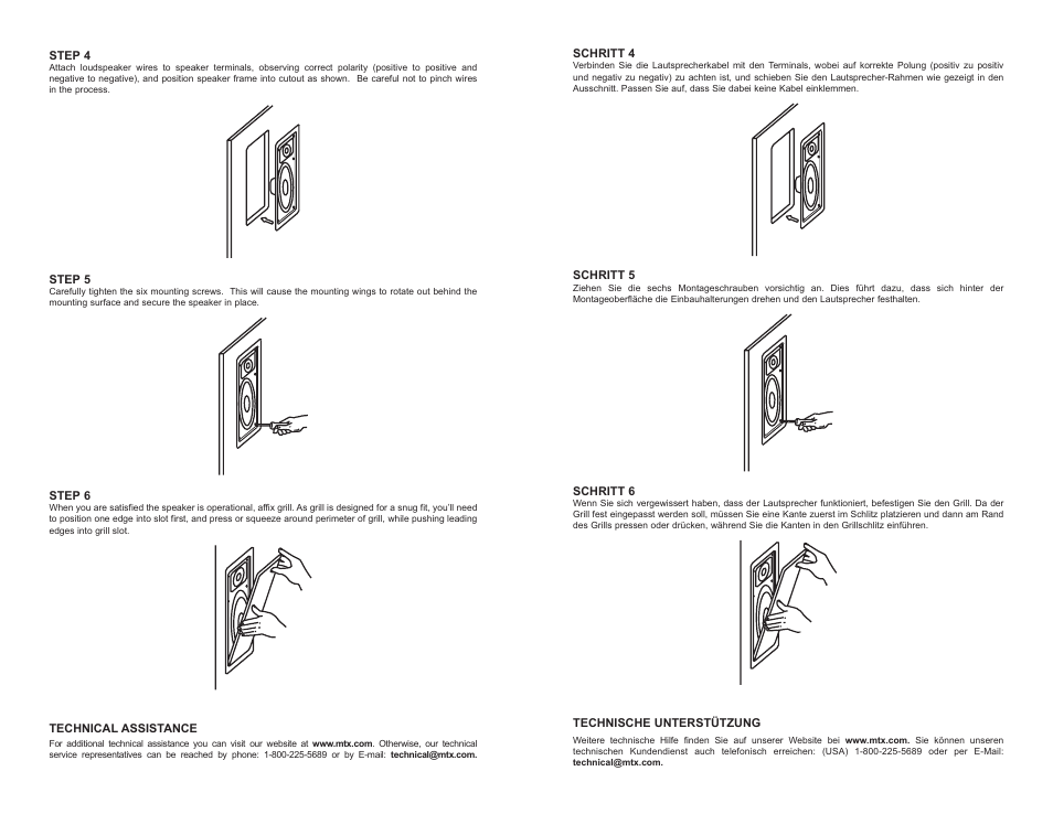 MTX Audio 502W User Manual | Page 4 / 8