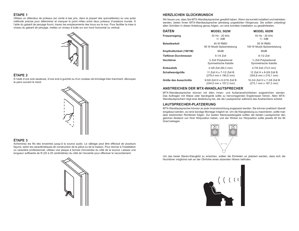 MTX Audio 502W User Manual | Page 6 / 8