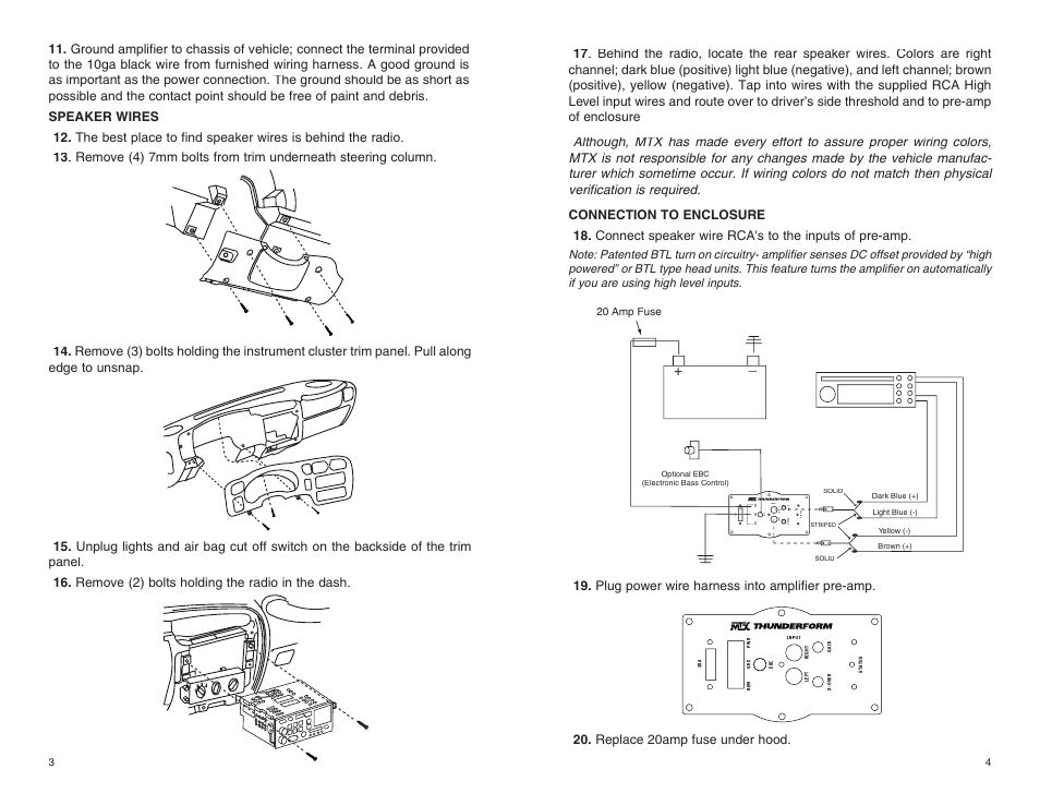 MTX Audio THUNDERFORM User Manual | Page 4 / 4