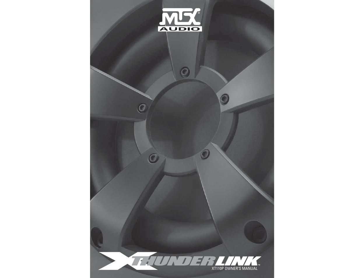 MTX Audio ThunderLink XT110P User Manual | 9 pages