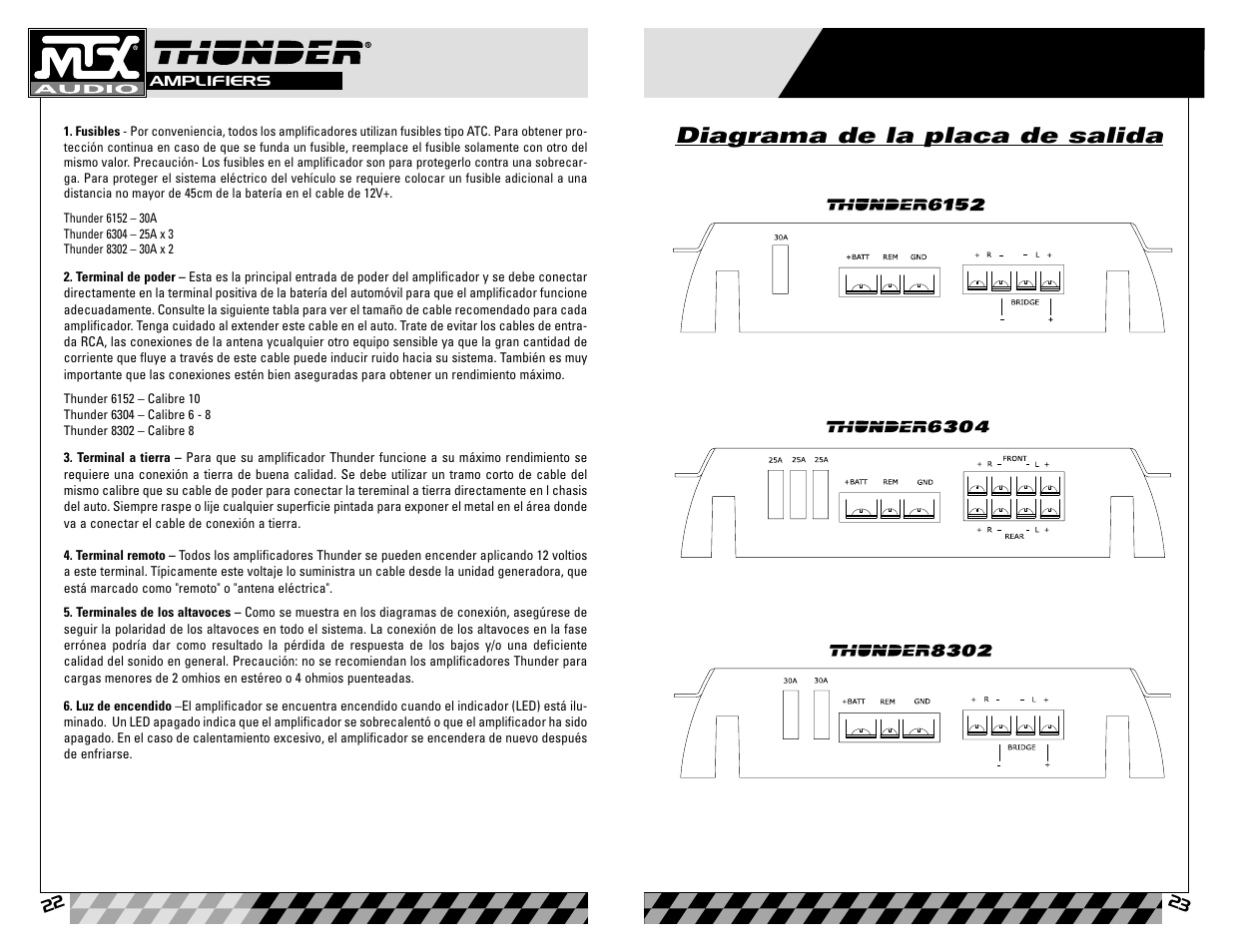 MTX Audio 8302 User Manual | Page 12 / 19