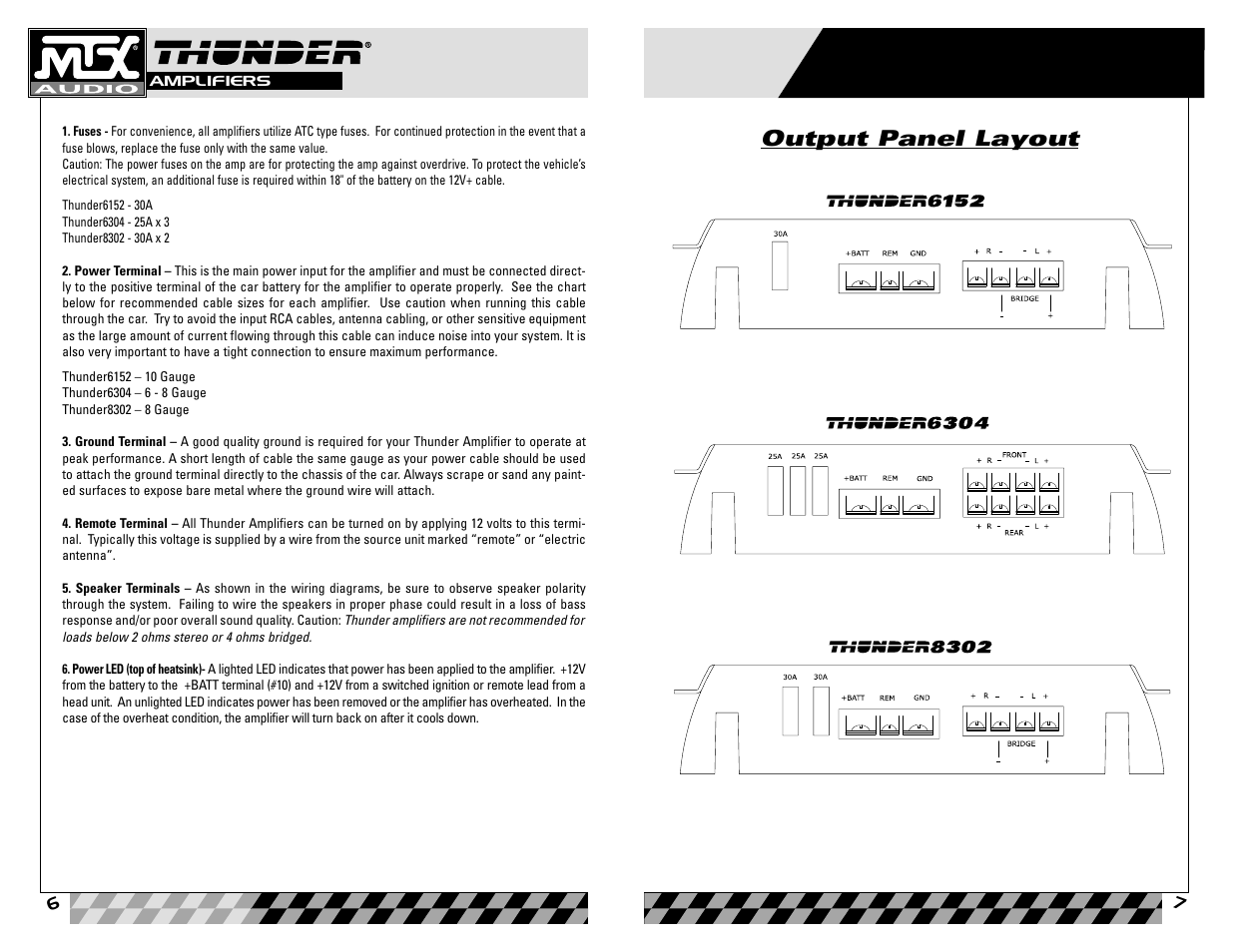 MTX Audio 8302 User Manual | Page 4 / 19