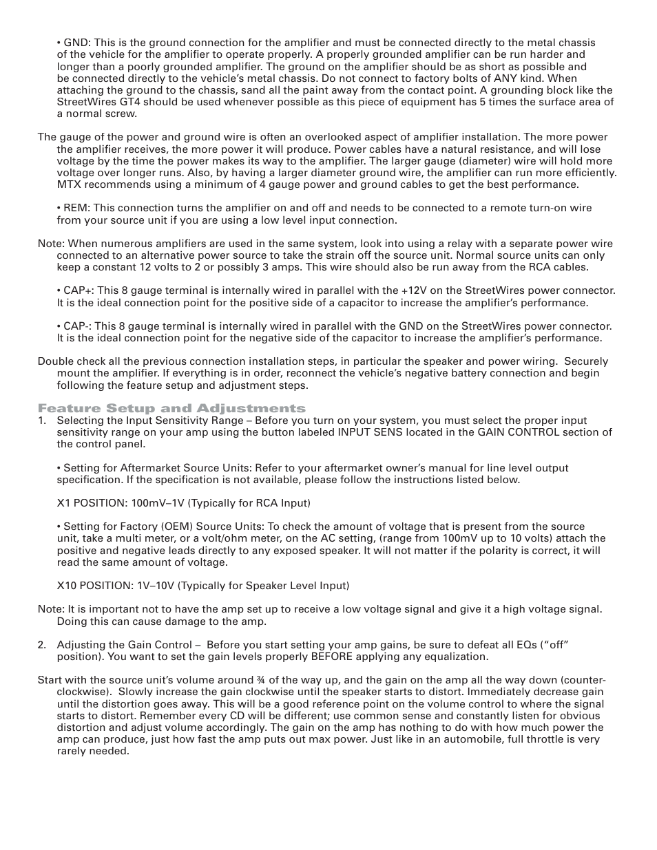 MTX Audio TA8502 User Manual | Page 4 / 6