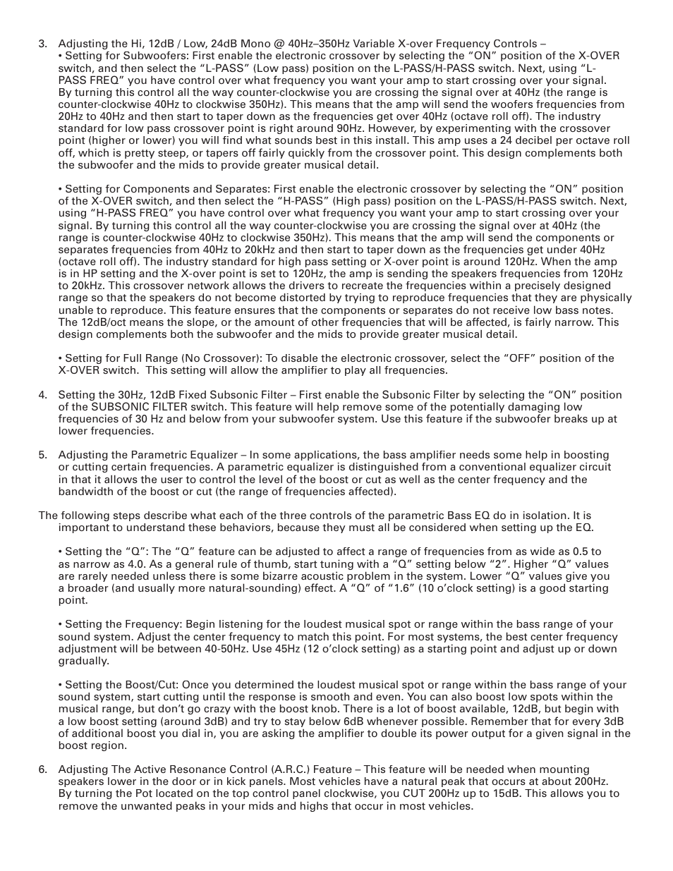 MTX Audio TA8502 User Manual | Page 5 / 6