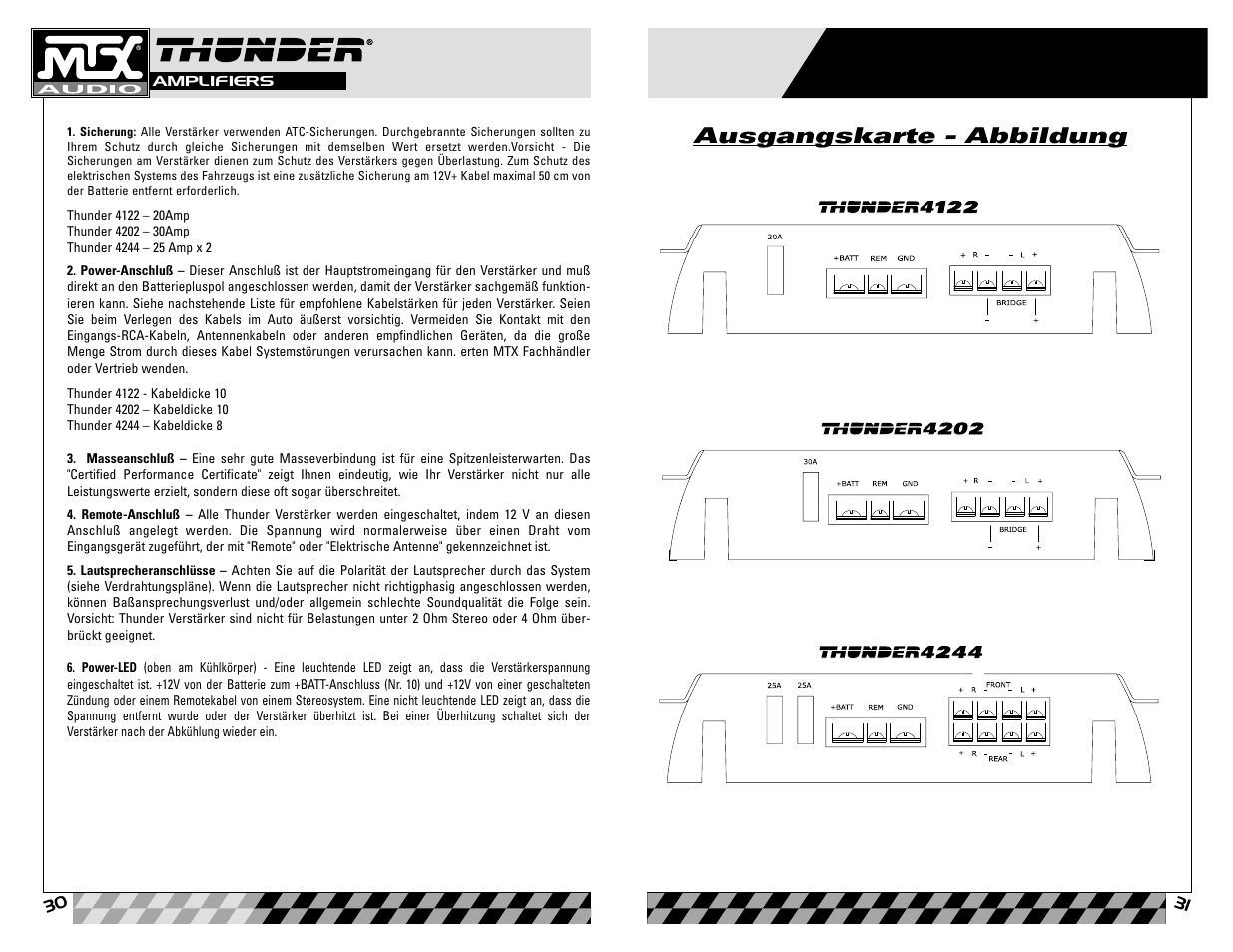 MTX Audio Thunder4202 User Manual | Page 16 / 19