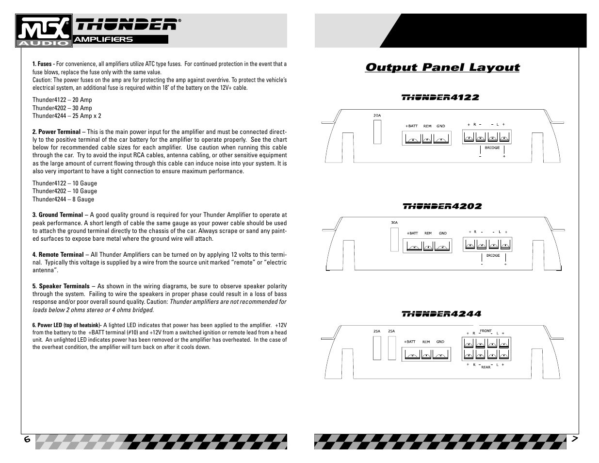 MTX Audio Thunder4202 User Manual | Page 4 / 19