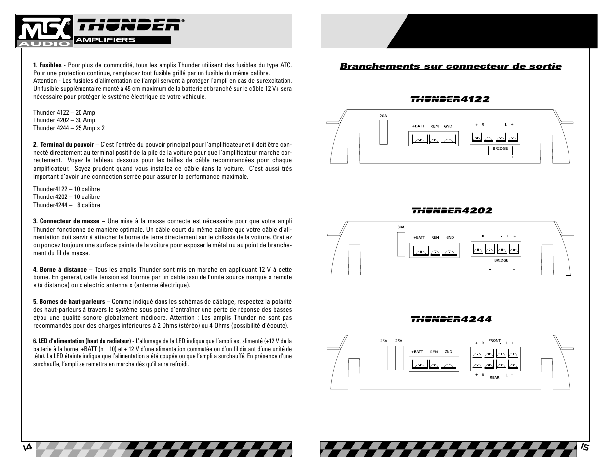 MTX Audio Thunder4202 User Manual | Page 8 / 19