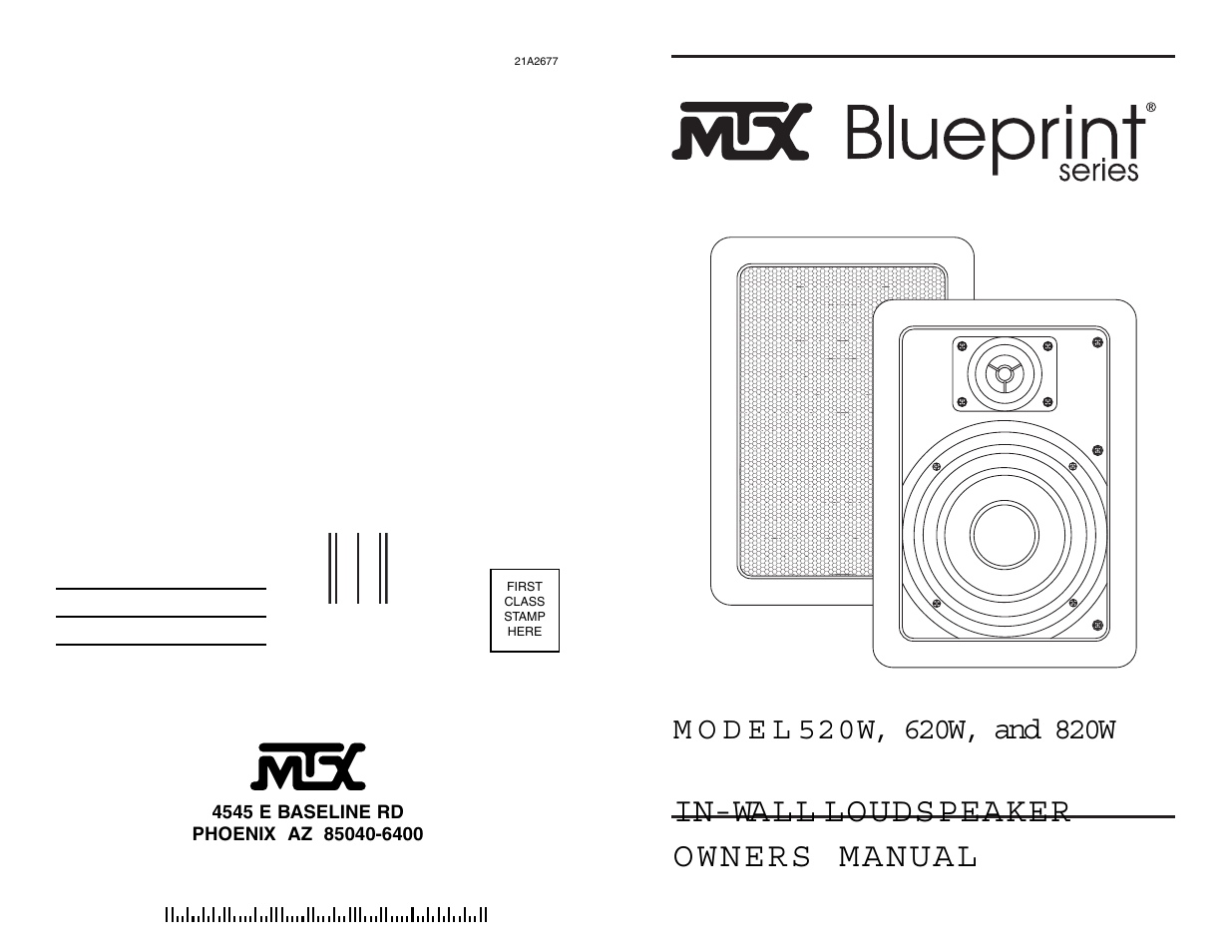 MTX Audio 820W User Manual | 4 pages