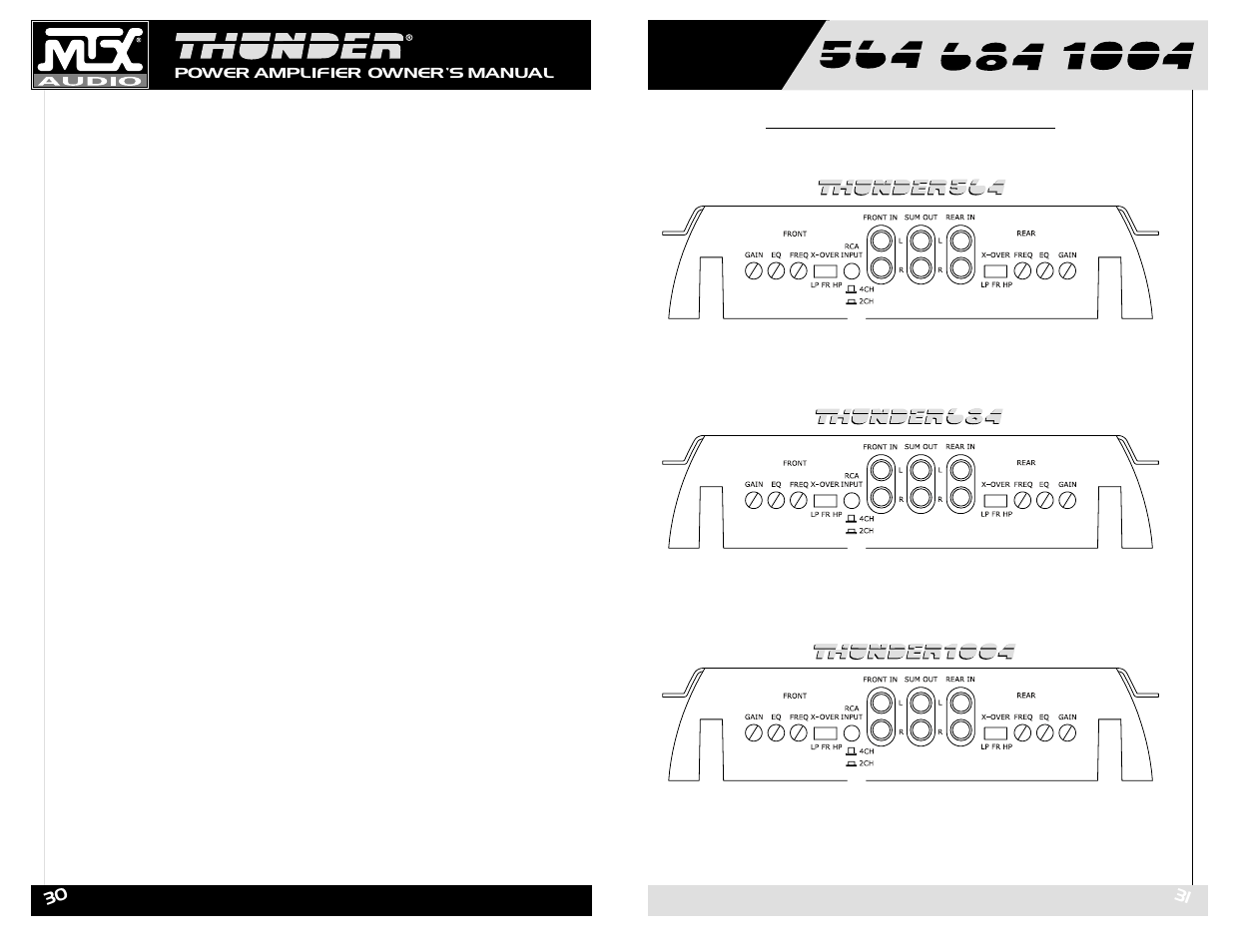 MTX Audio Thunder 684 User Manual | Page 16 / 19