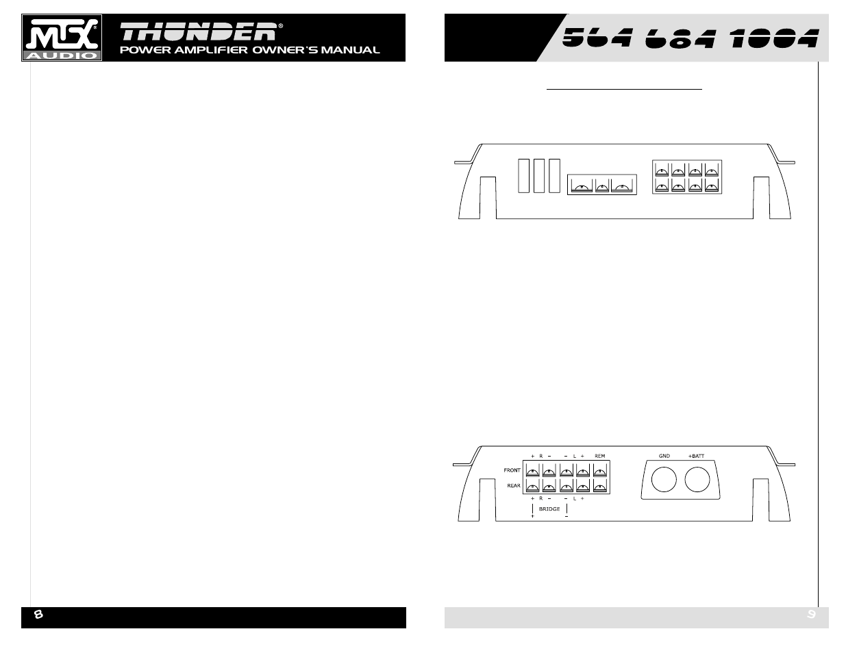 MTX Audio Thunder 684 User Manual | Page 5 / 19