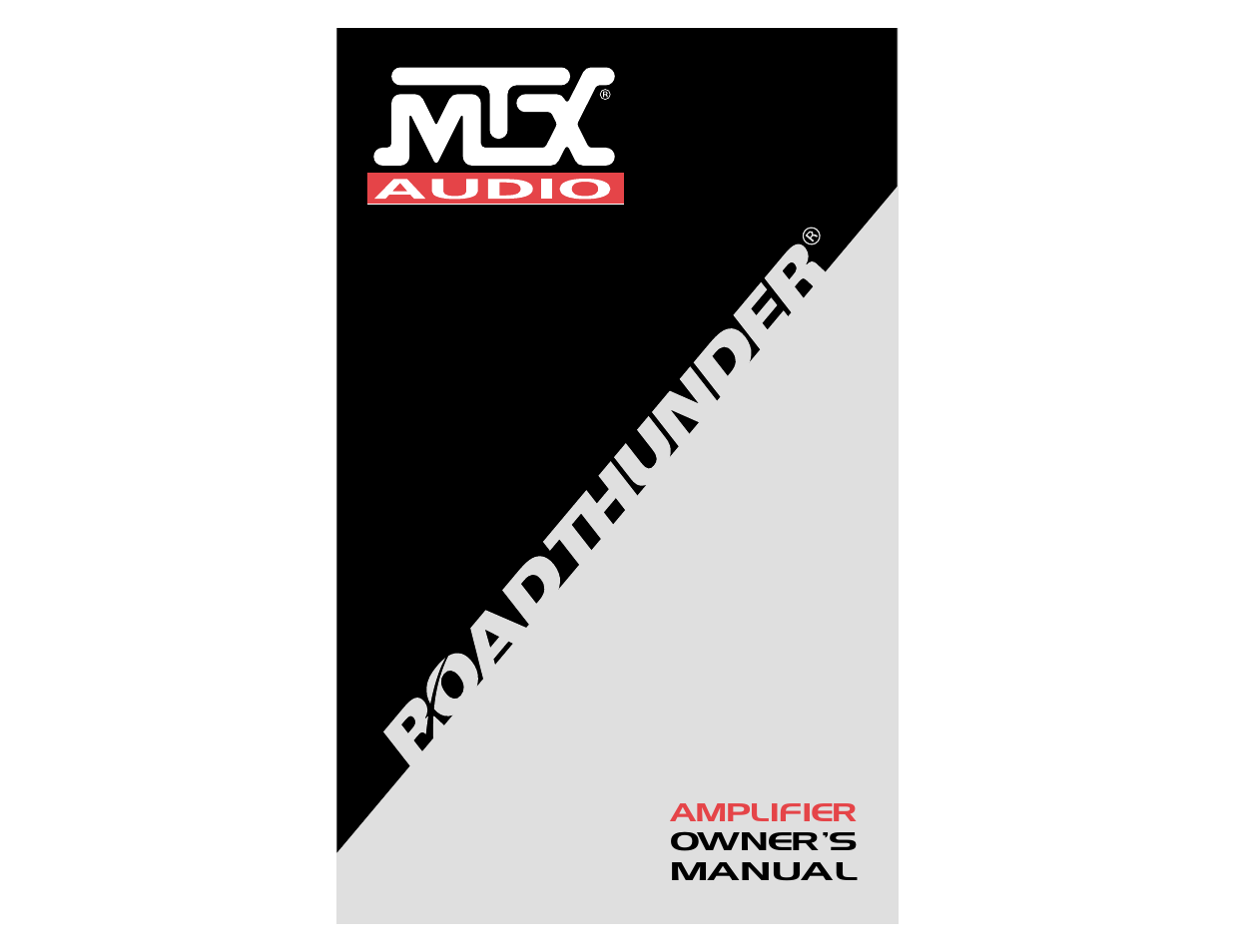 MTX Audio RT251D User Manual | 19 pages