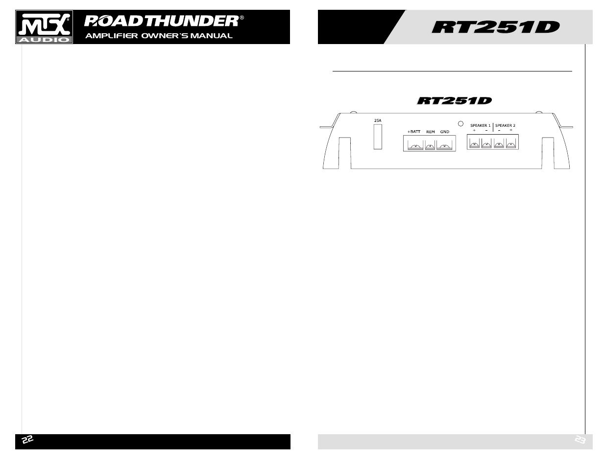 MTX Audio RT251D User Manual | Page 12 / 19