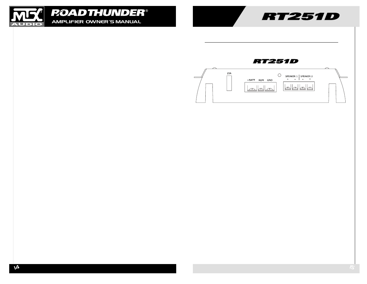 MTX Audio RT251D User Manual | Page 8 / 19