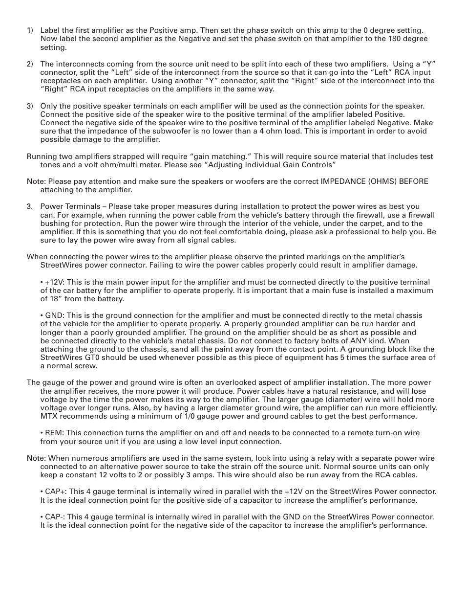 MTX Audio TA92001 User Manual | Page 4 / 7