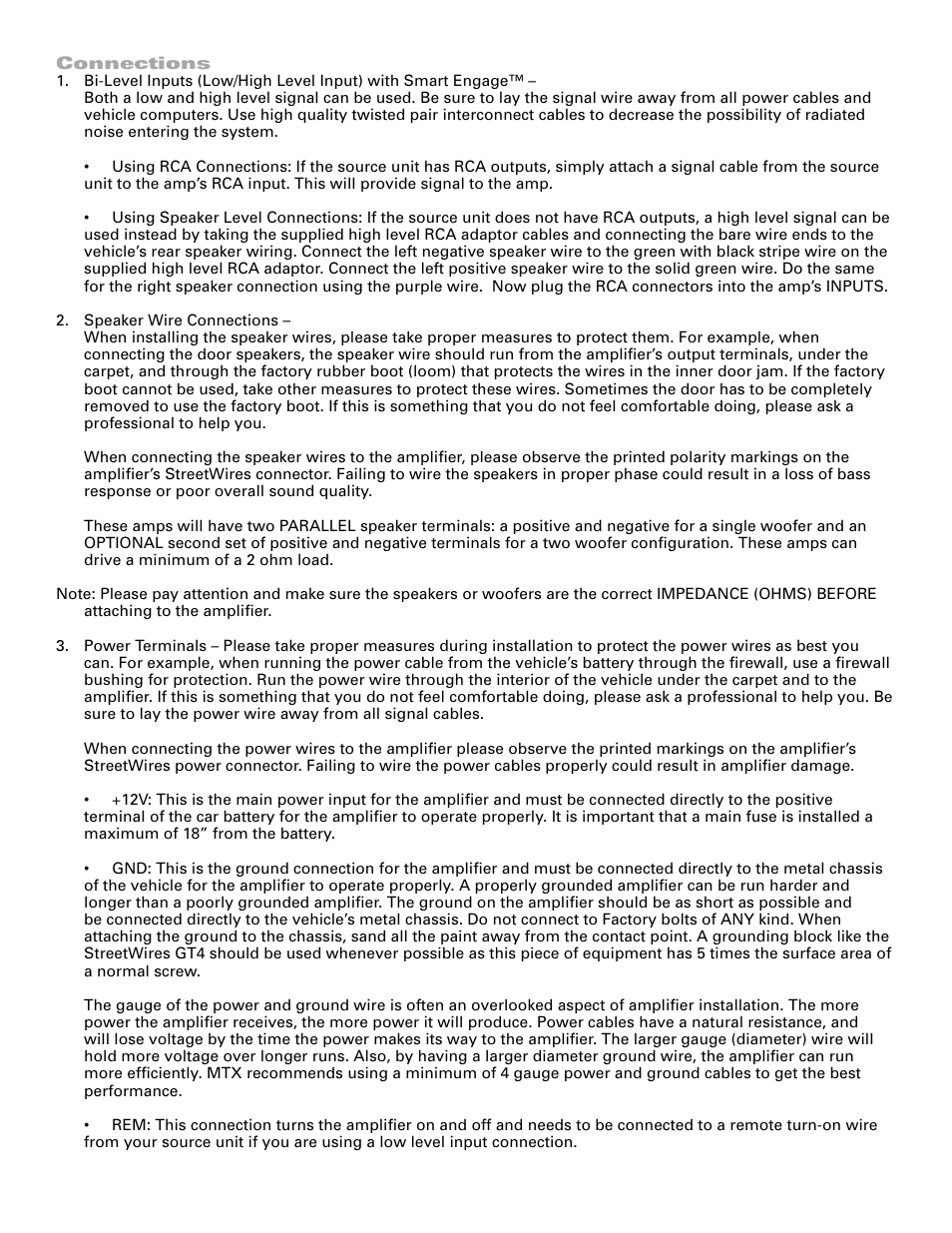 MTX Audio TA4501 User Manual | Page 3 / 5