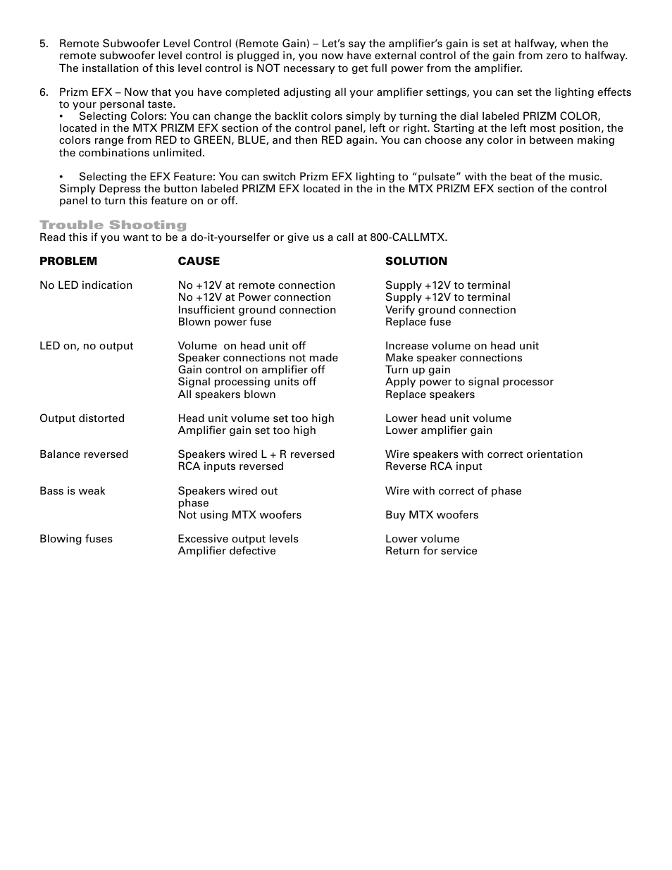 MTX Audio TA4252 User Manual | Page 5 / 5