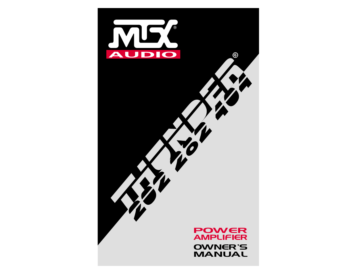 MTX Audio Thunder202 User Manual | 19 pages