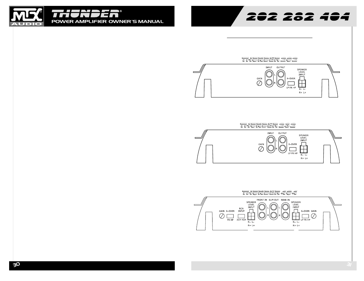 MTX Audio Thunder202 User Manual | Page 16 / 19