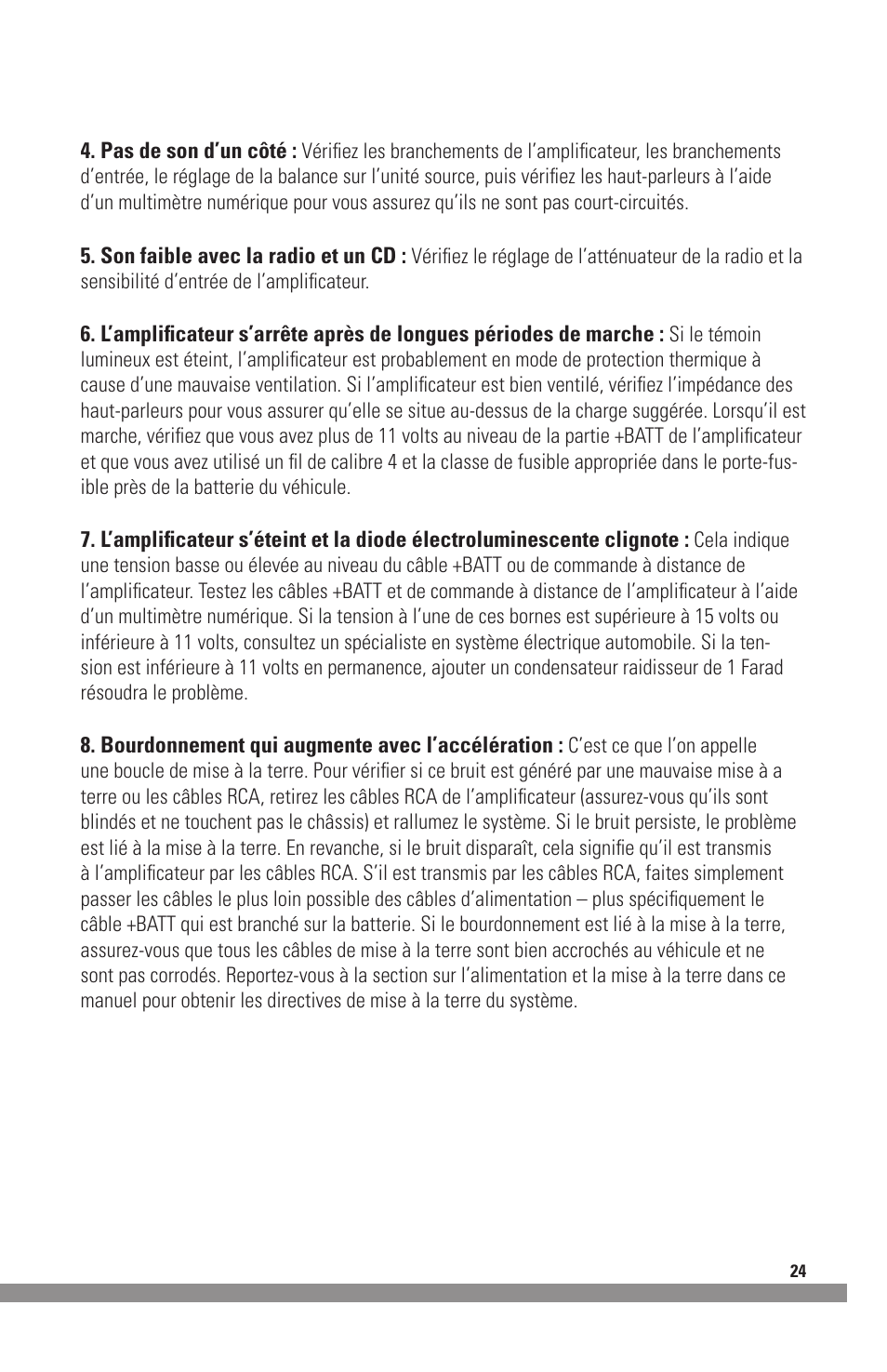 MTX Audio MXA4002 User Manual | Page 25 / 32