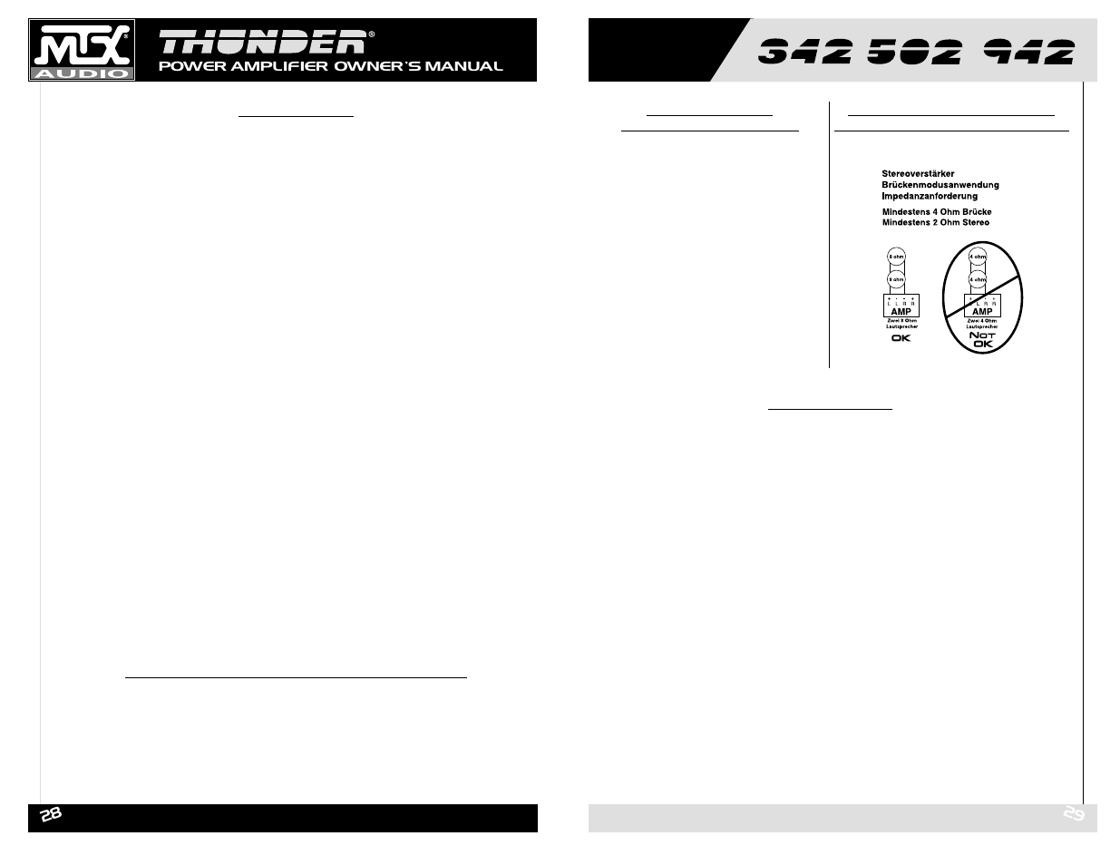 MTX Audio POWER AMPLIFIE User Manual | Page 15 / 19