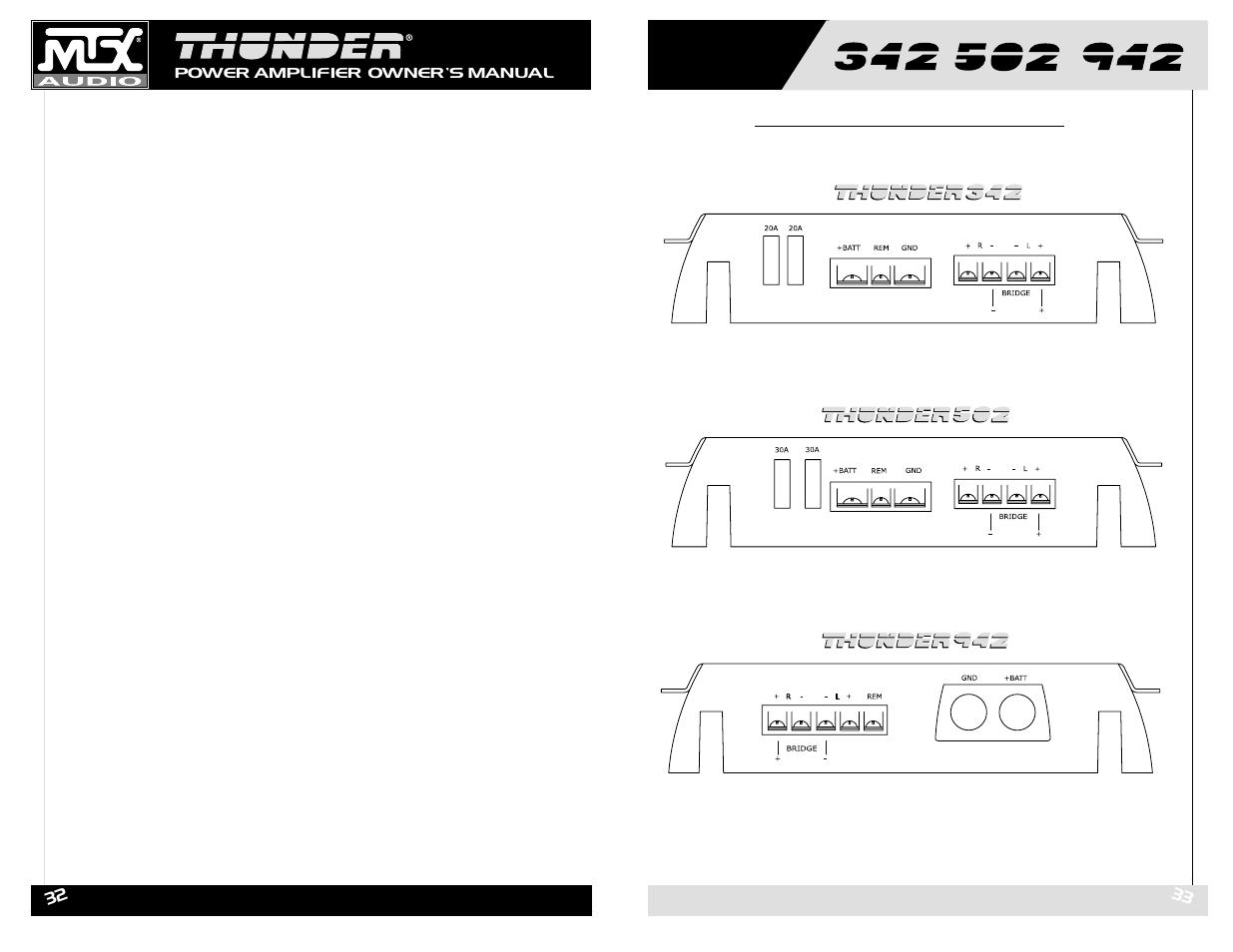 MTX Audio POWER AMPLIFIE User Manual | Page 17 / 19