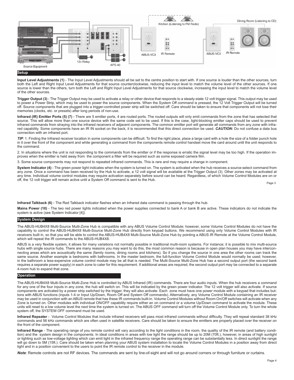 MTX Audio ABUS-HUB4X8 User Manual | Page 4 / 4