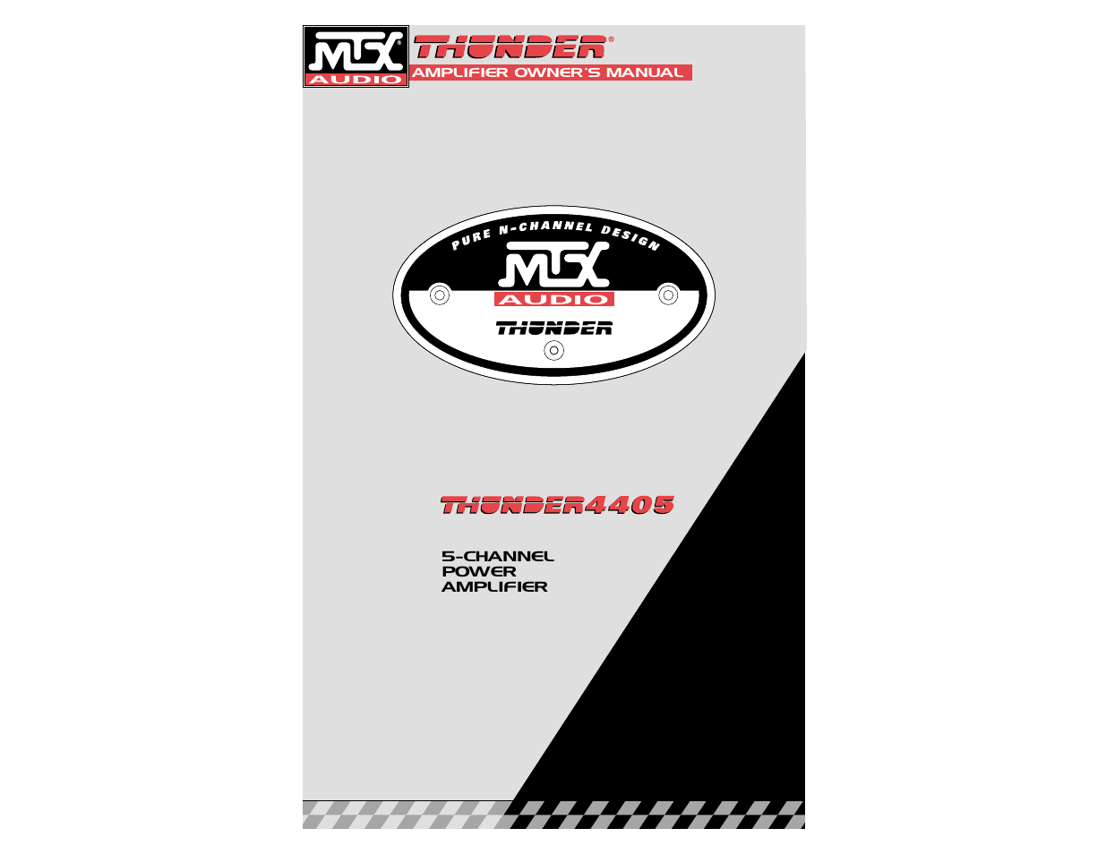 MTX Audio 4405 User Manual | 15 pages